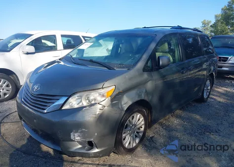 2011 Toyota Sienna Xle V6 from USA, damaged, VIN 5TDYK3DC8BS128232